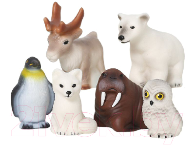 Набор фигурок игровых Весна Животные Арктики и Антарктики / В3467 - фото