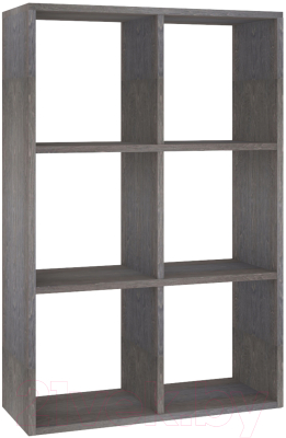 Стеллаж Кортекс-мебель КМ-33 6 секций - фото