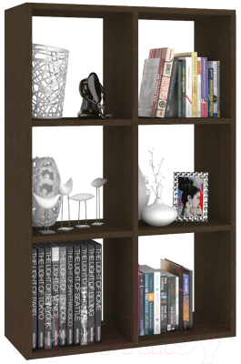 Стеллаж Кортекс-мебель КМ-33 6 секций