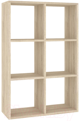 Стеллаж Кортекс-мебель КМ-33 6 секций - фото