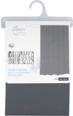 Шторка-занавеска для ванны DomiNado 180x180 / JS160003 - фото