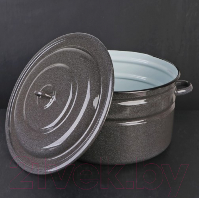 Кастрюля КМЗ 42804-262 (16л, коричневый рябчик)