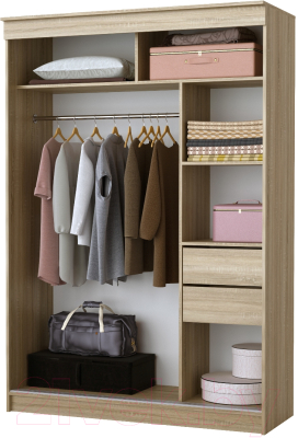 Шкаф-купе Памир Альянс Орион 1.5м (дуб сонома)