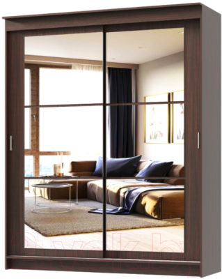 Шкаф-купе Памир Альянс Орион 1.8м (венге) - фото