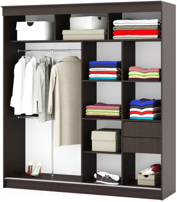 Шкаф-купе Памир Фаворит 2.0м (венге)