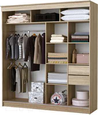Шкаф-купе Памир Фаворит 2.0м (дуб сонома)
