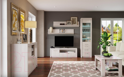 Тумба Памир Октава 2С2Я (ясень анкор светлый)