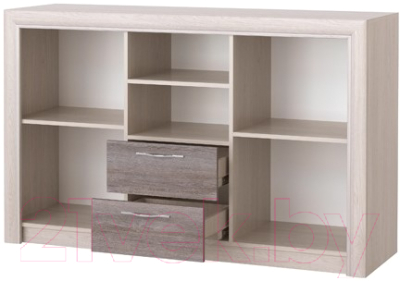 Тумба Памир Октава 2С2Я (дуб клабхаус серый)