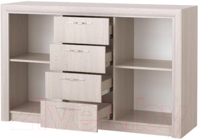 Тумба Памир Октава 2С4Я (ясень анкор светлый)