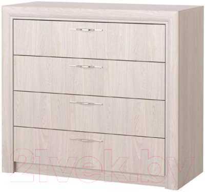 Комод Памир Октава 4Я (ясень анкор светлый) - фото