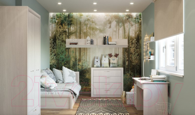 Комод Памир Октава 4Я (ясень анкор светлый)