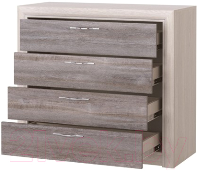 Комод Памир Октава 4Я (дуб клабхаус серый)