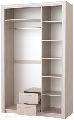 Шкаф Памир Октава 3С2Я (дуб клабхаус серый)