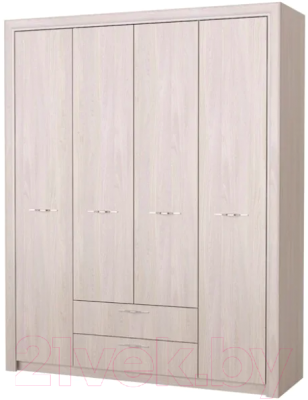 Шкаф Памир Октава 4С2Я (ясень анкор светлый) - фото