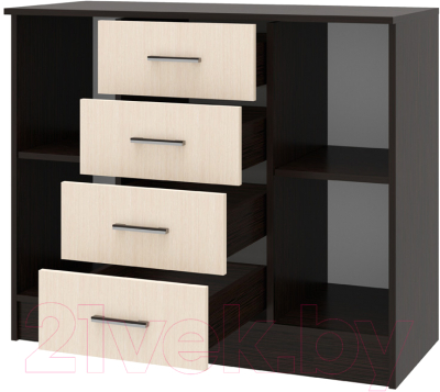 Тумба Памир София 1000 2Д (венге/дуб белфорт)