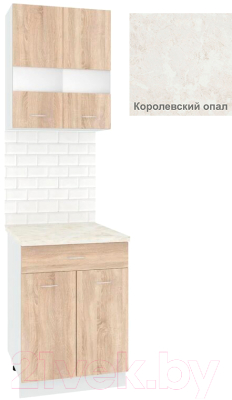 Комплект кухонных модулей Кортекс-мебель Корнелия Экстра 60р1ш2д - фото