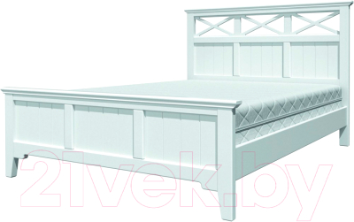 Двуспальная кровать Bravo Мебель Грация 5 160x200 - фото