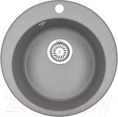 Мойка кухонная GRANULA GR-4801 (алюминиум) - фото