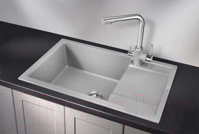 Мойка кухонная GRANULA GR-7805 (алюминиум)