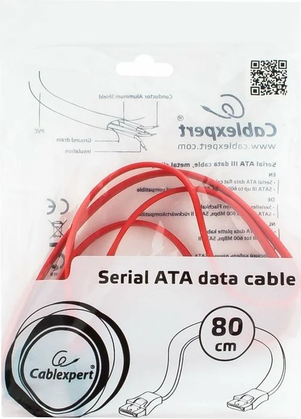 Кабель Cablexpert CC-SATAM-DATA-0.8M