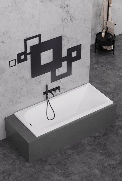 Ванна акриловая Alba Spa Impero 170x75