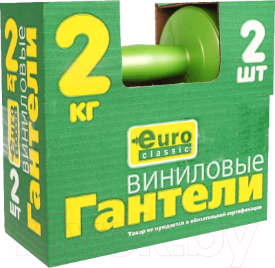 Набор гантелей EuroClassic EKDB-2-V