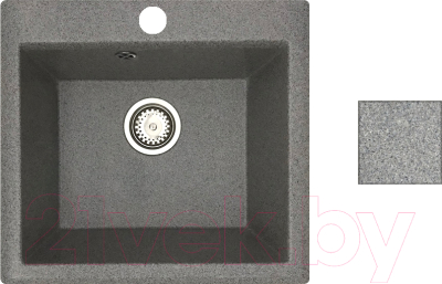 Мойка кухонная БелЭворс Mini (серый, без сифона) - фото