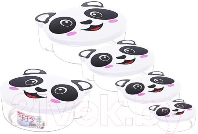 Набор контейнеров Эльфпласт Pets Кот EP479 - фото