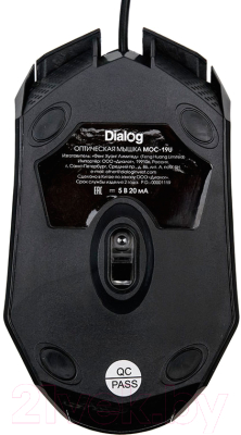 Мышь Dialog Comfort Optical MOC-19U