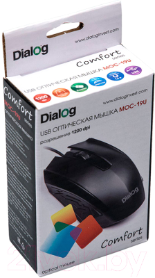 Мышь Dialog Comfort Optical MOC-19U
