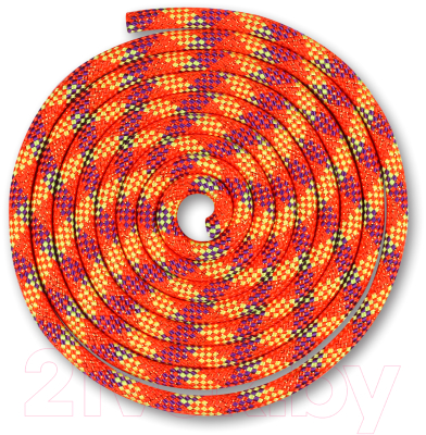 Скакалка для художественной гимнастики Indigo Люрекс SM-122 - фото