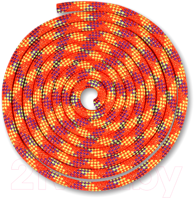 Скакалка для художественной гимнастики Indigo Люрекс SM-124 - фото