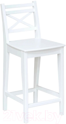 Стул барный Folium H600 / B6R9003 (эмаль/белый) - фото