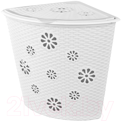 Корзина для белья Альтернатива Плетенка угловая / М2251 - фото