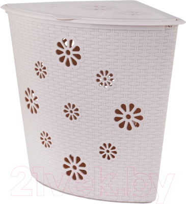 Корзина для белья Альтернатива Плетенка угловая / М2029 - фото