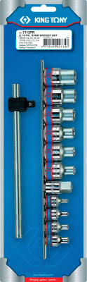 Набор головок слесарных King TONY 7112PR - фото