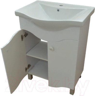 Тумба с умывальником Гамма Люкс 13-56 У-60 Базик-7060