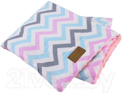 Плед для малышей Amarobaby Растем вместе Зигзаг / AMARO-62RV-ZR