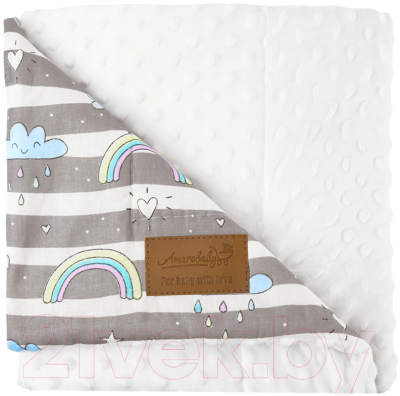 Плед для малышей Amarobaby Растем вместе Радуга / AMARO-62RV-R