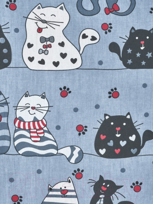 Плед для малышей Amarobaby Растем вместе Котики / AMARO-62RV-Ko