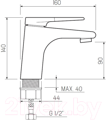 Смеситель РМС SL121-001F