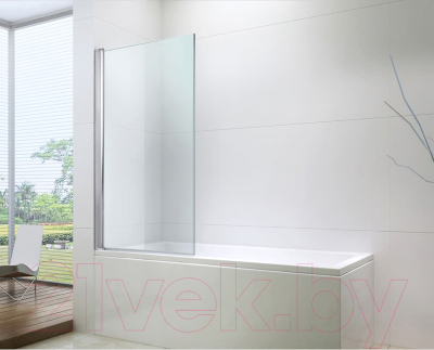 Стеклянная шторка для ванны Berges River 80x140 / 062102