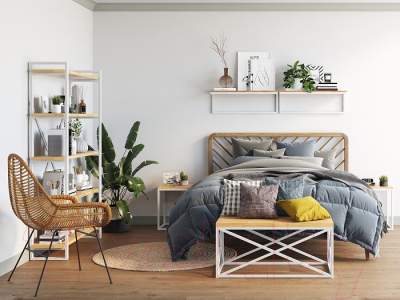 Полка Loftyhome Мальборк Флэт / mb030103