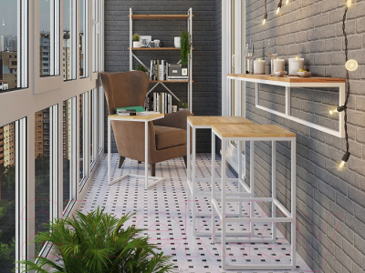 Полка Loftyhome Мальборк Флэт / mb030103