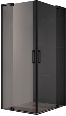 Душевой уголок Cezares SLIDER-A-2-80/90-BR-NERO - фото