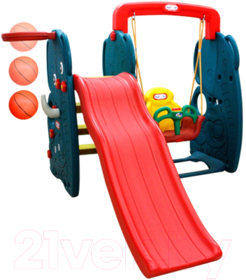 Горка-комплекс Happy Box Слон JM-761 W - фото