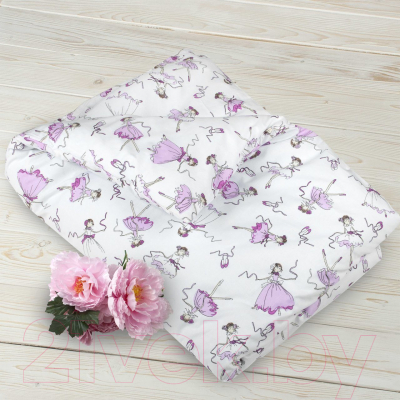 Пододеяльник для малышей Amarobaby Балерины / AMARO-5201-B