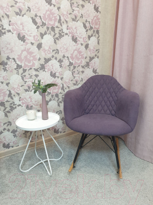 Журнальный столик Sheffilton SHT-CT3 (белый муар)