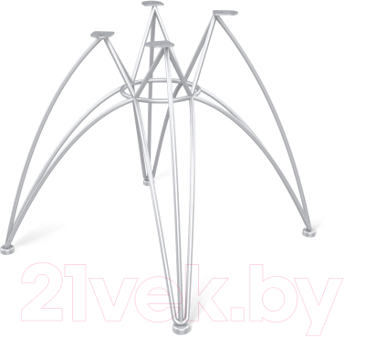 Журнальный столик Sheffilton SHT-S112/ЛДСП 60x60 (хром лак/дуб сонома)