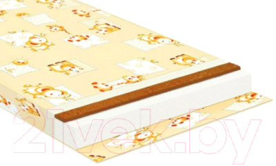 Матрас в кроватку Баюшка Холкон/кокос 6x60x120 / ХК6 - фото